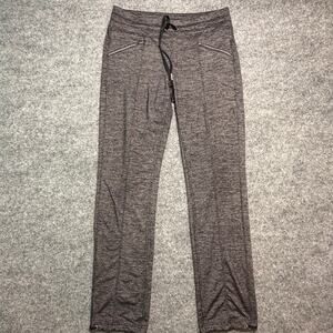 Athleta Metro Slouch Pants Women Heathered Black Drawstring Hem‎ Size Small